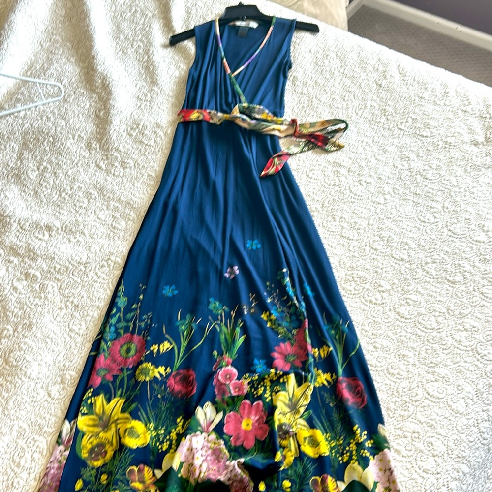 Desigual Maxi faux Wrap Dress - worn 1x!